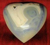 LARGE AGATE GEODE HEART. SP3333SHLF