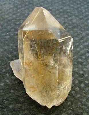 SMOKEY QUARTZ POINT SPECIMEN. SP4161