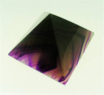 AGATE PYRAMID (PURPLE DYED). SP5403POL