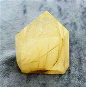 POLISHED GOLDEN RUTILATED QUARTZ POINT. SP6564POL