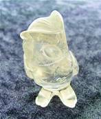 OWL CARVING IN QUARTZ. SP7949POL