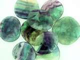 FLUORITE POLISHED PEBBLES & PALMSTONES