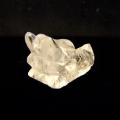 DRAGON'S HEAD CARVING IN QUARTZ.   SPR14675POL