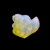 DRAGON'S HEAD CARVING IN OPALITE.   SPR14677POL