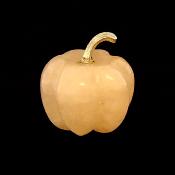 Pumpkin Carving in Rose Quartz.   SP15114POL