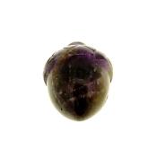 Acorn Carving in Amethyst.   SPR15243POL