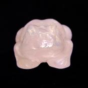 Gemstone Carving Of A Frog In Rose Quartz.   SPR16799POL