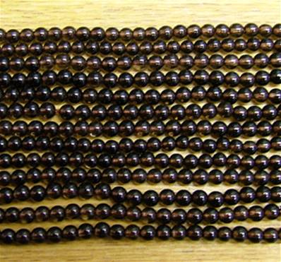 SMOKEY QUARTZ BEAD STRING. SPR6024