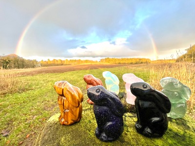 RABBIT & HARE CARVINGS