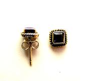 925 SILVER STUD EARRINGS.   E3179