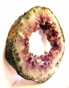 AMETHYST GEODE SLICE SPECIMEN.   SP10203SHLF