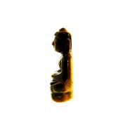 GUAN YIN GODDESS CARVING IN TIGERSEYE.   SP13287POL