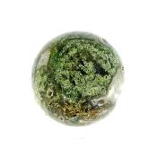 MOSS AGATE GEODE SPHERE.   SP14852POL