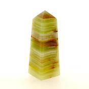 GEMSTONE OBELISK IN ONYX.   SP15012POL