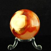 Gemstone Sphere in Carnelian.   SP15735POL 