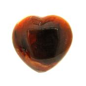 Gemstone Polished Heart In Carnelian.   SP16127POL