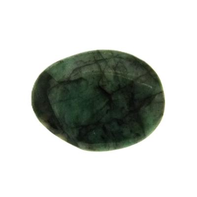 Polished Flat Palm stone in Emerald.   SP16146POL