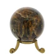 Gemstone Sphere in Black Moonstone.   SP16320POL