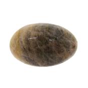 Oval Shape Fully Polished Palm Stone in Black Moonstone.   SP16327POL