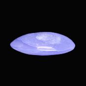 Blue Lace Agate Oval Shape, Polished Palm Stone.   SP16397POL