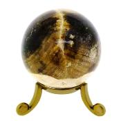 Gemstone Sphere In Chocolate Calcite Aragonite.   SP16650POL