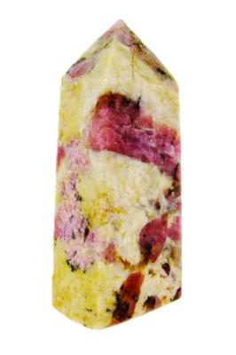 Gemstone Rectangle Section Obelisk In Pink Tourmaline In Matrix.   SP16708POL