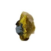 Golden Rutile Formations On Hematite Matrix (Specularite) Raw Crystal Specimen.   SP16912