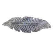 Carving Of A Feather In Sodalite.   SP17149POL