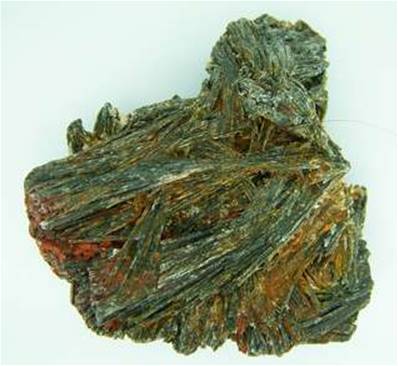 BLACK KYANITE WITH IRON STAINING. SP2230