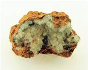 HEMIMORPHITE ON LIMONITE CRYSTAL SPECIMEN. SP7340