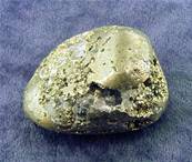 IRON PYRITE (FOOLS GOLD) POLISHED PEBBLE. SP7619POL