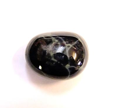 SPIDER'S WEB OBSIDIAN POLISHED PEBBLE SPECIMEN.   SP12598POL