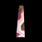 PINK AGATE OBELISK.   SP13767POL