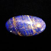 LARGE OVAL PALMSTONE IN LAPIS LAZULI.   SP13909SLF