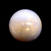 GEMSTONE SPHERE IN ANGELITE.   SP15042POL