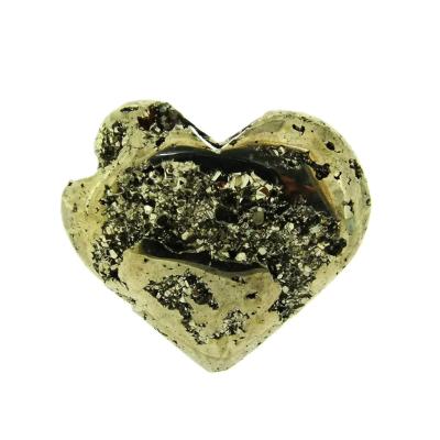 IRON PYRITE (FOOLS GOLD) HEARTS