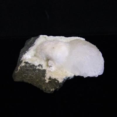 Okenite with Calcite on Matrix Raw Crystal Specimen.   SP16274