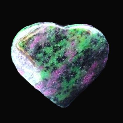 Ruby In Zoisite Fully Polished Gemstone Heart.   SP17128POL