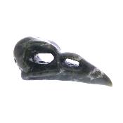 Raven Skull Carving In Nephrite Jade.   SP17201POL