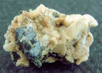 AEGIRINE WITH ZIRCON & FELDSPAR CRYSTAL SPECIMEN. SP3373