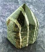 CHRYSOTILE IN SERPENTINE TOP POLISHED POINT SPECIMEN. SP4949POL