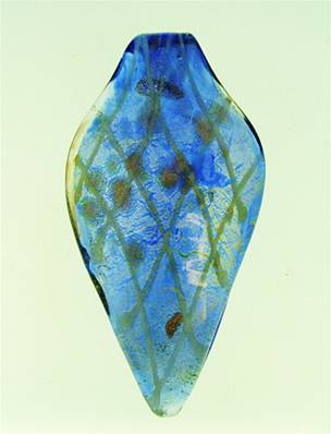 MURANO GLASS LEAF PENDANT. SP5296MUR