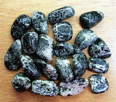 ORBICULITE POLISHED TUMBLE STONES. SP8085POL