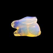 RABBIT CARVING IN OPALITE.   SPR14462POL