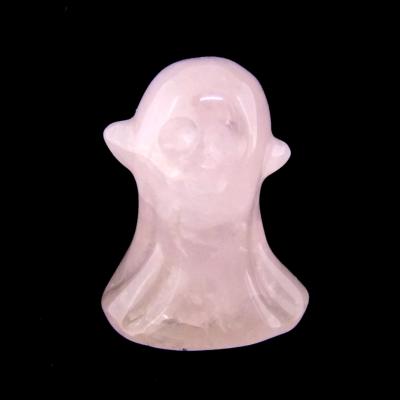 Ghost Carving in Rose Quartz.   SPR15433POL