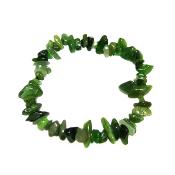 Gemstone Elasticated Chip Bracelet In Canadian Jade.   SPR16169BR