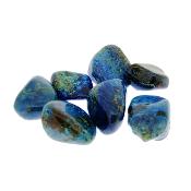 Chrysocolla With Shattuckite Polished Pebble Specimens.   SPR16778POL