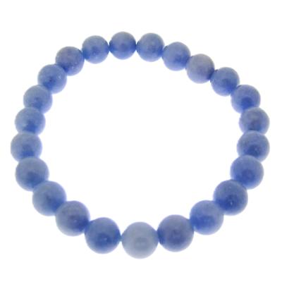 PLAIN POWER BEAD BRACELET IN ANGELITE (NO TOGGLE).   SPR16779BR