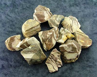 ZEBRA JASPER ROUGH CRYSTAL CHIPS. SPR7522