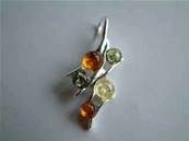 THREE COLOUR AMBER PENDANT BM2H078002